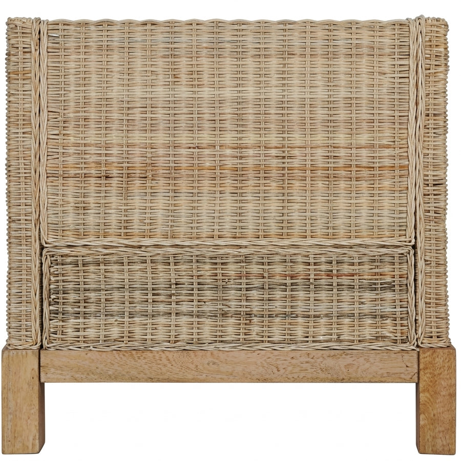Fauteuil Salon en rotin naturel avec coussins