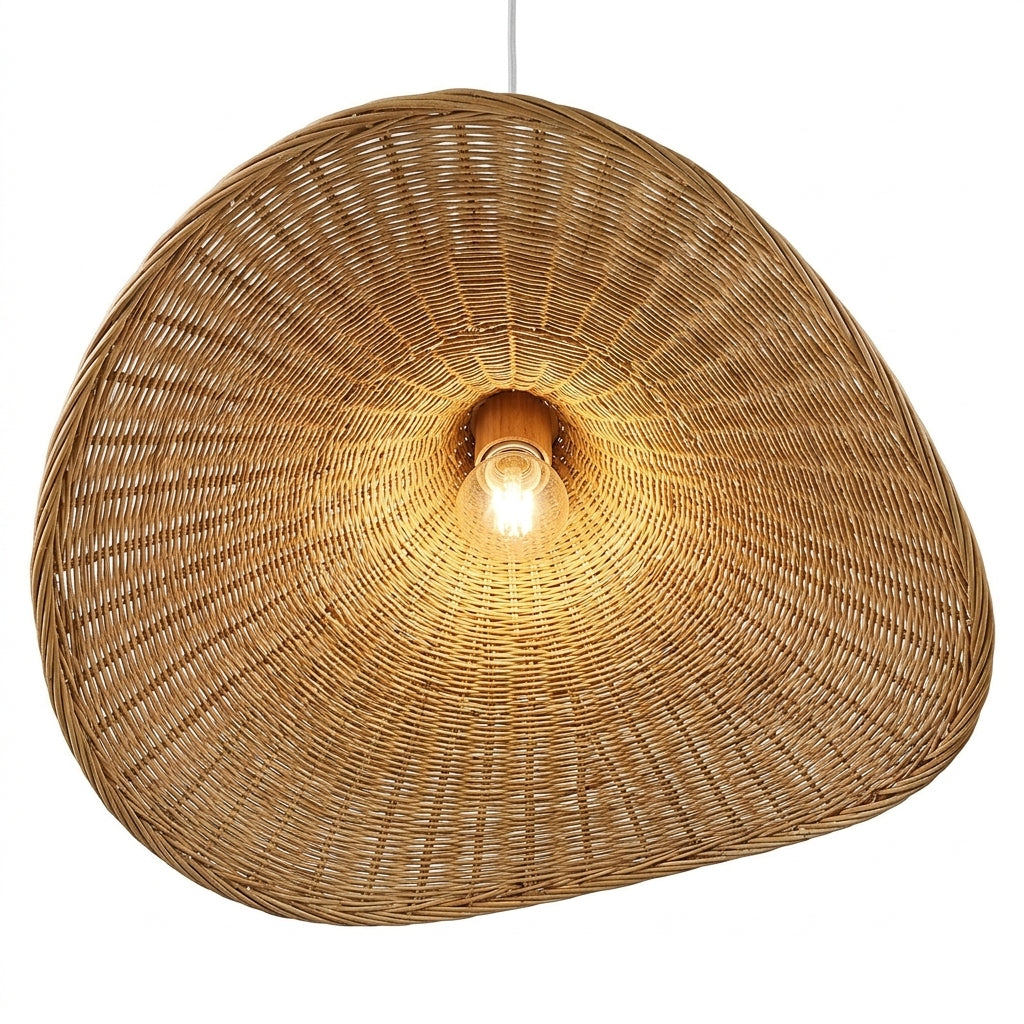 Suspension Parasol en bambou tressé