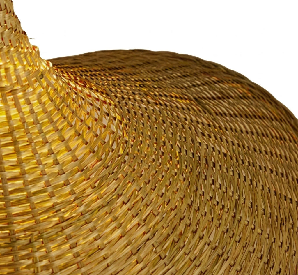 Suspension Parasol en bambou tressé